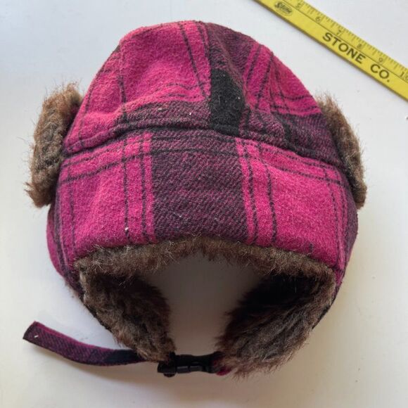 Black Canyon Outfitters Wool Blend Winter Hat with Ear Flaps and Chin Strap - Picture 5 of 7